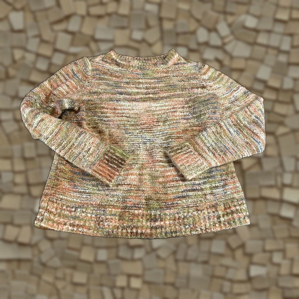 Vintage Peyton Primrose Sweater Women's Medium Neutrals Pullover Long Sleeve Ribbed Size M / US 6-8 / IT 42-44 - 1 Thumbnail