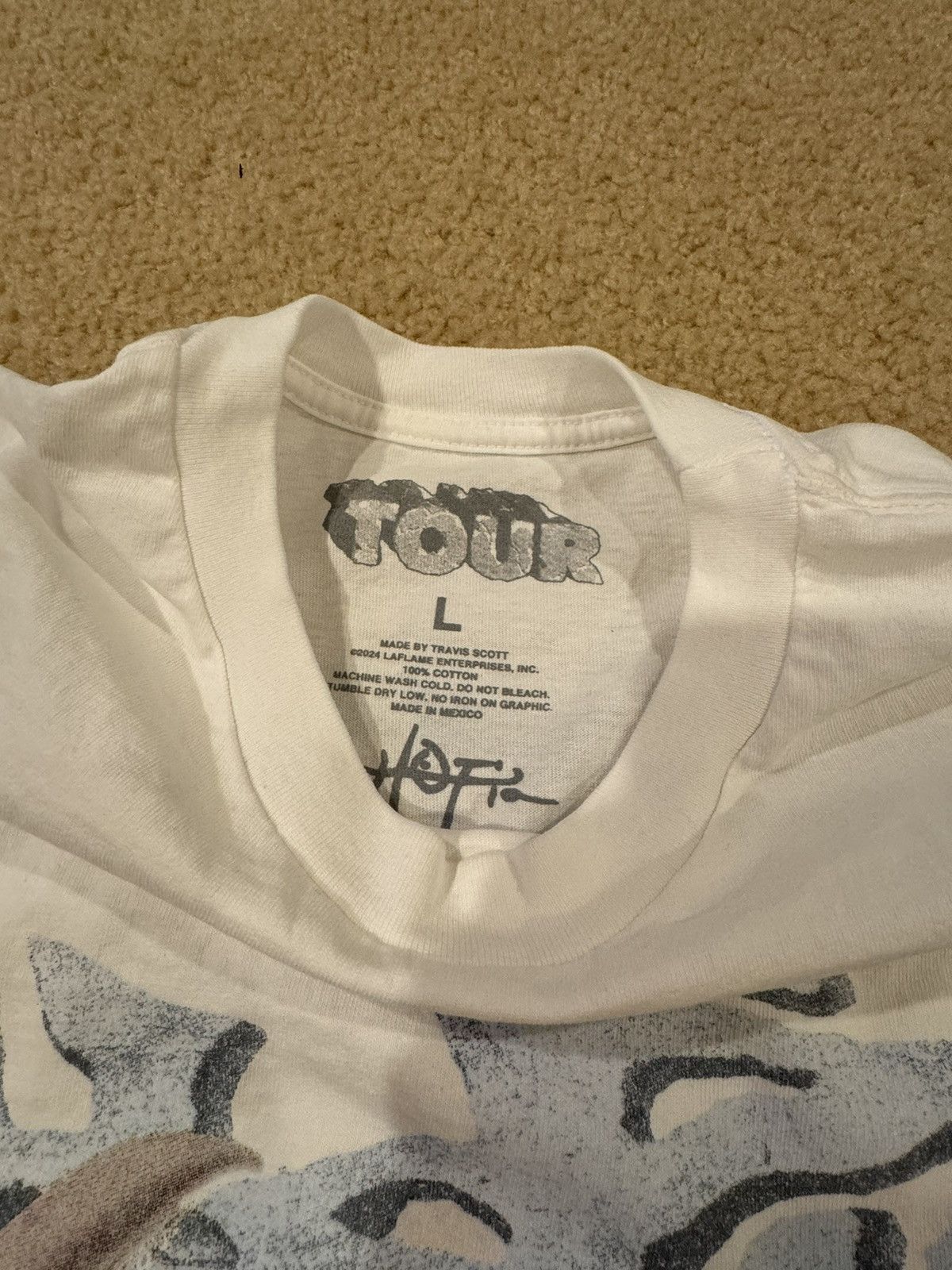 Travis Scott TRAVIS SCOTT METLIFE UTOPIA TOUR TEE Size US L / EU 52-54 / 3 - 3 Thumbnail