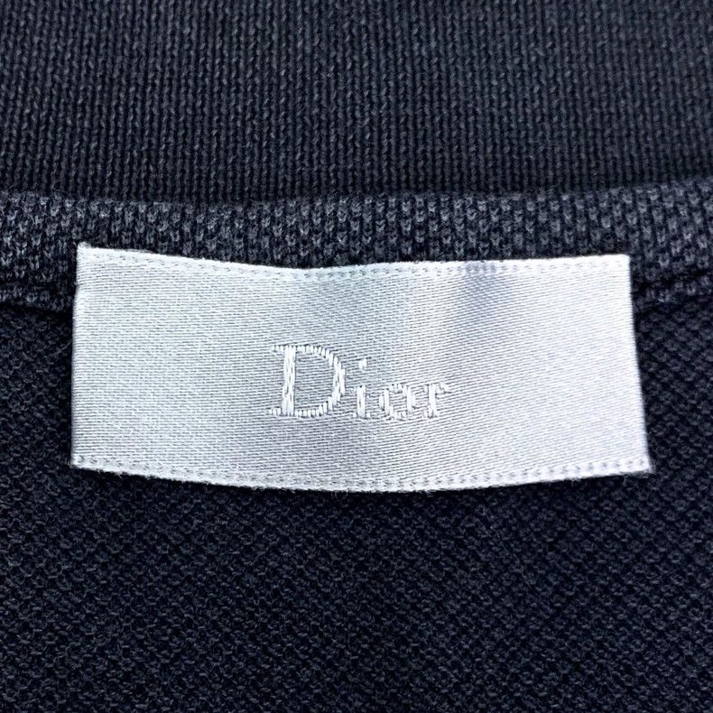 Dior Dior Black logo bee embroidery lapel cotton short-sleeved P Size US M / EU 48-50 / 2 - 6 Thumbnail