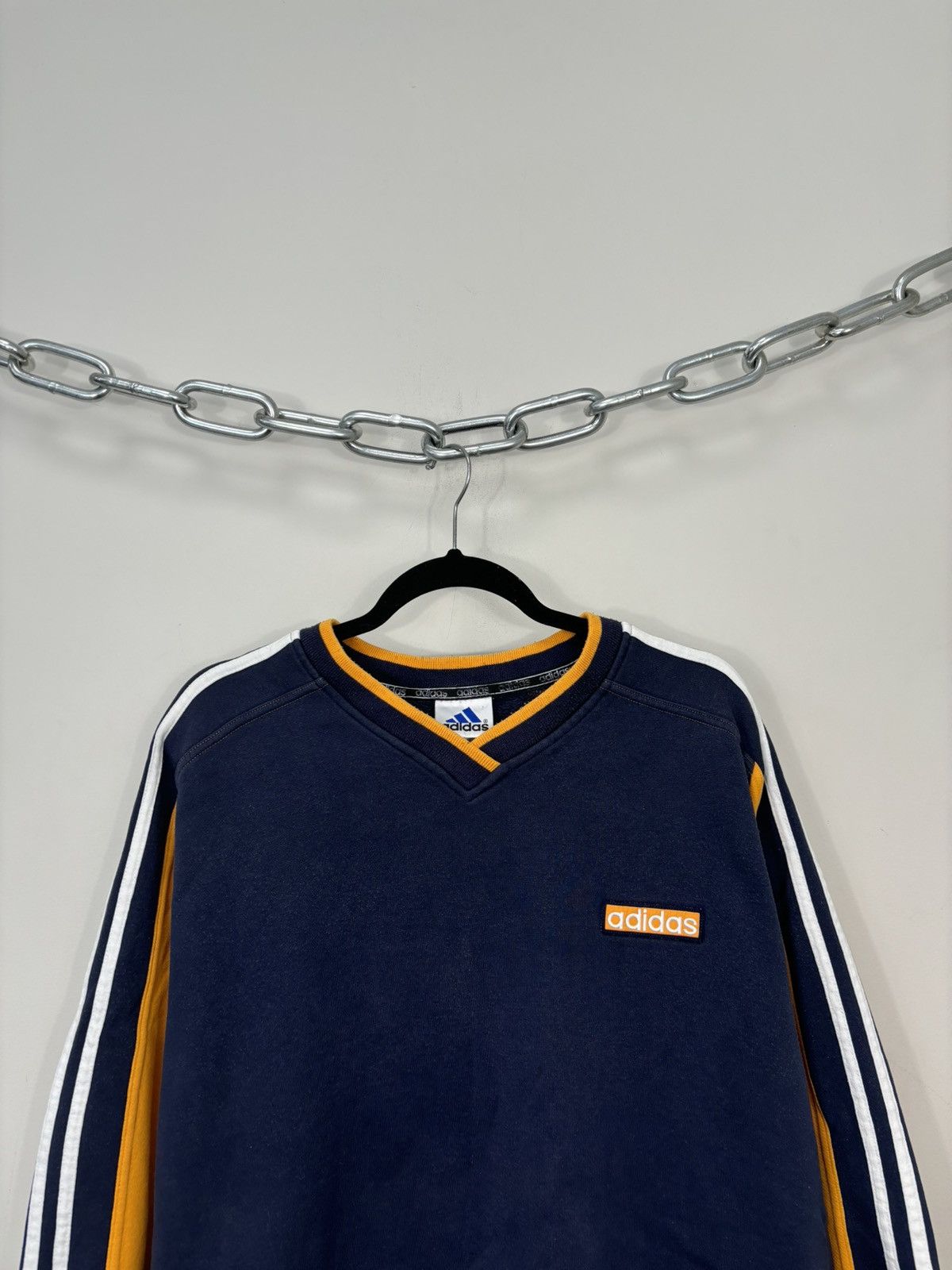 Adidas Vintage 90s Adidas Y2K Logo Retro Hype Sweatshirt Size US XL / EU 56 / 4 - 2 Thumbnail