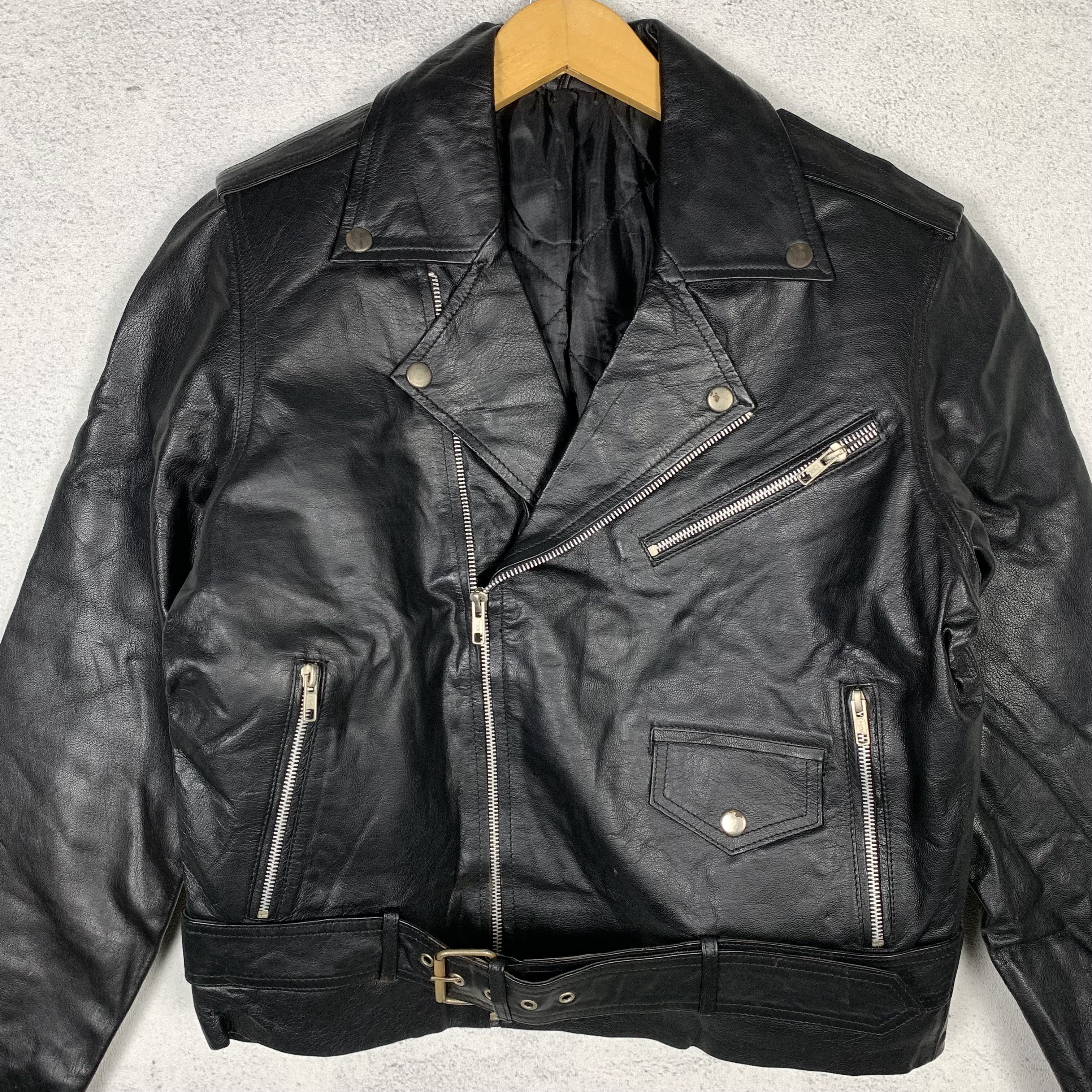 Genuine Leather Vintage Perfecto Leather Jacket Biker Punk Schott Size US S / EU 44-46 / 1 - 3 Thumbnail