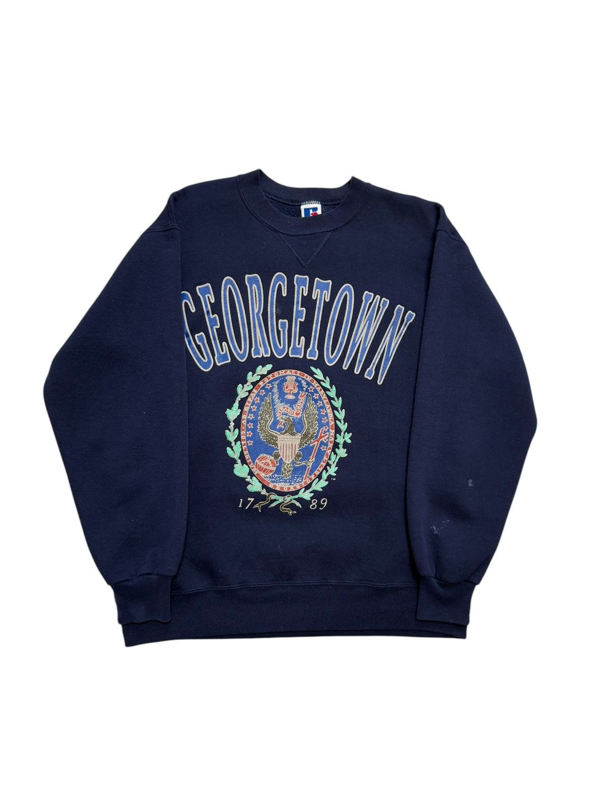 Russell Athletic Vintage 90’s Georgetown University sweatshirt Size US L / EU 52-54 / 3 - 1 Thumbnail