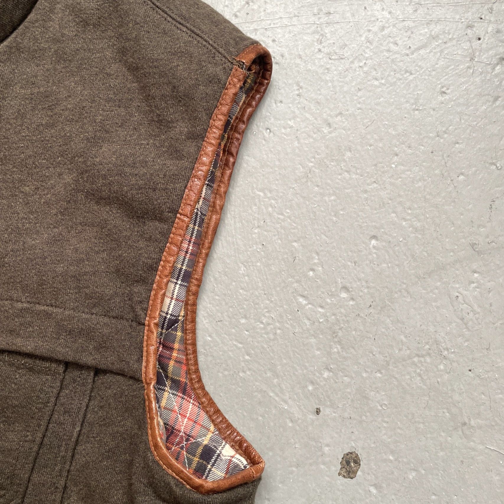 Polo Ralph Lauren VINTAGE Polo Ralph Lauren Vest Shirt Mens 2XL Leather Trim Cotton Flannel Lined Brown Quilted 90s Hunting Utility Insulated Size US XXL / EU 58 / 5 - 6 Thumbnail