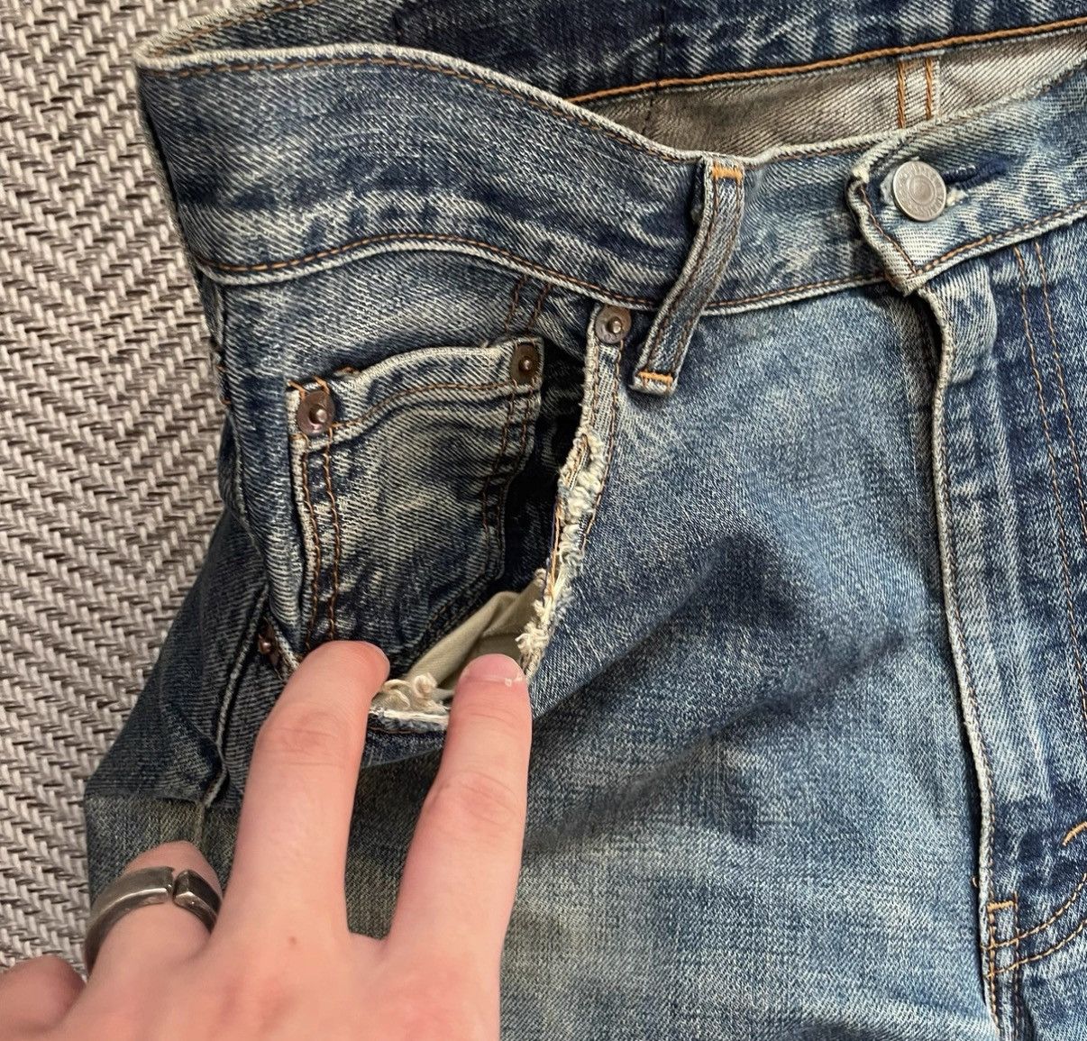 Levi's Levi's 502 XX BIG E Jeans K24 Size US 36 / EU 52 - 5 Thumbnail