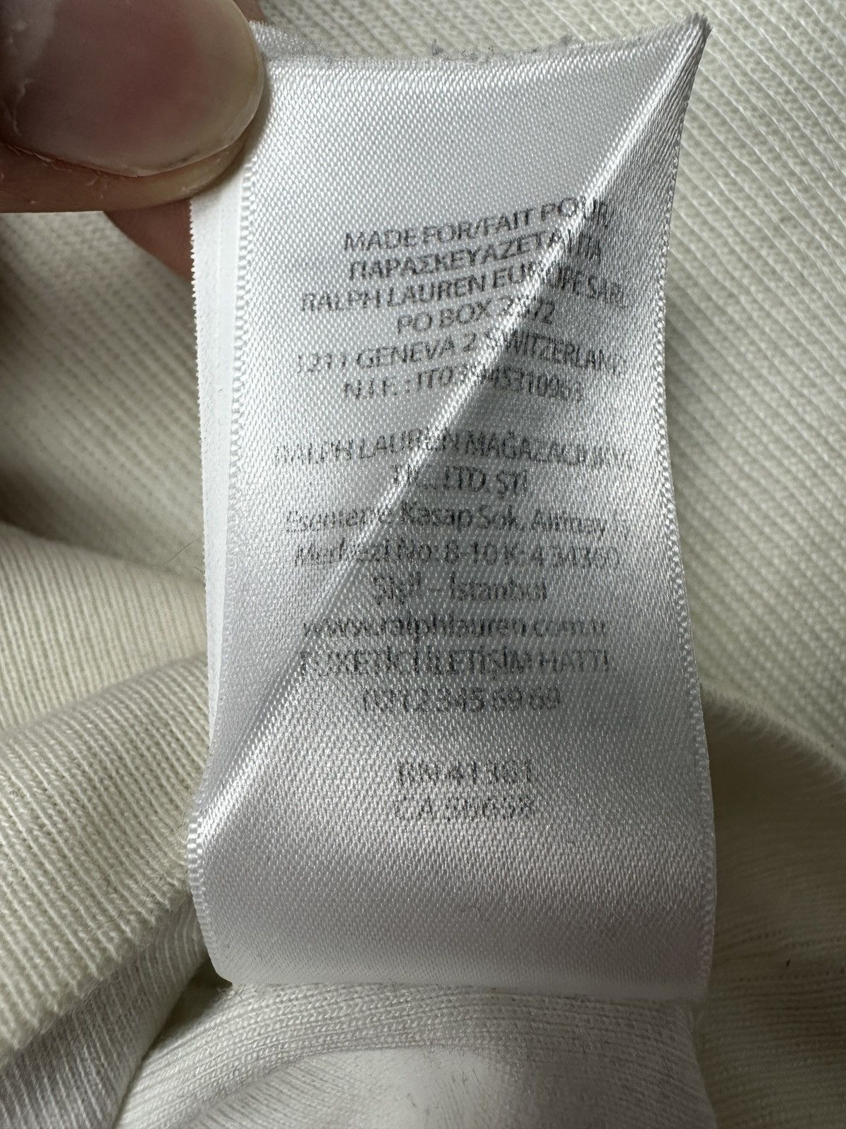 Ralph Lauren Ralph Lauren 1/4 Zip Size XL Creme White Size US XL / EU 56 / 4 - 6 Thumbnail
