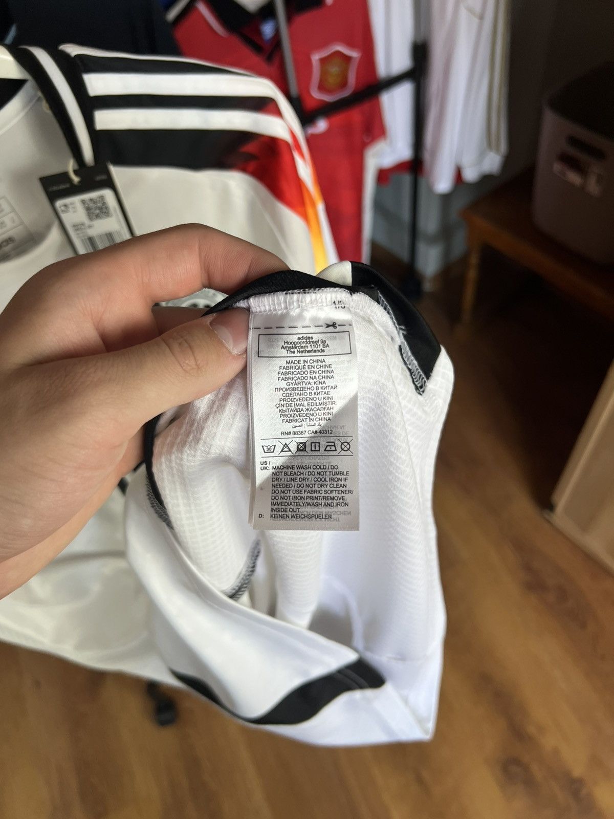 Adidas Soccer Jersey Adidas Germany 2024/25 Musiala #10 Size US M / EU 48-50 / 2 - 8 Thumbnail