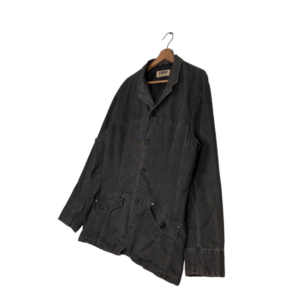 Japanese Brand 🔥90’s Vintage Chore Jacket Worker Kansai Japan Issey Miyake Size US L / EU 52-54 / 3 - 2 Thumbnail