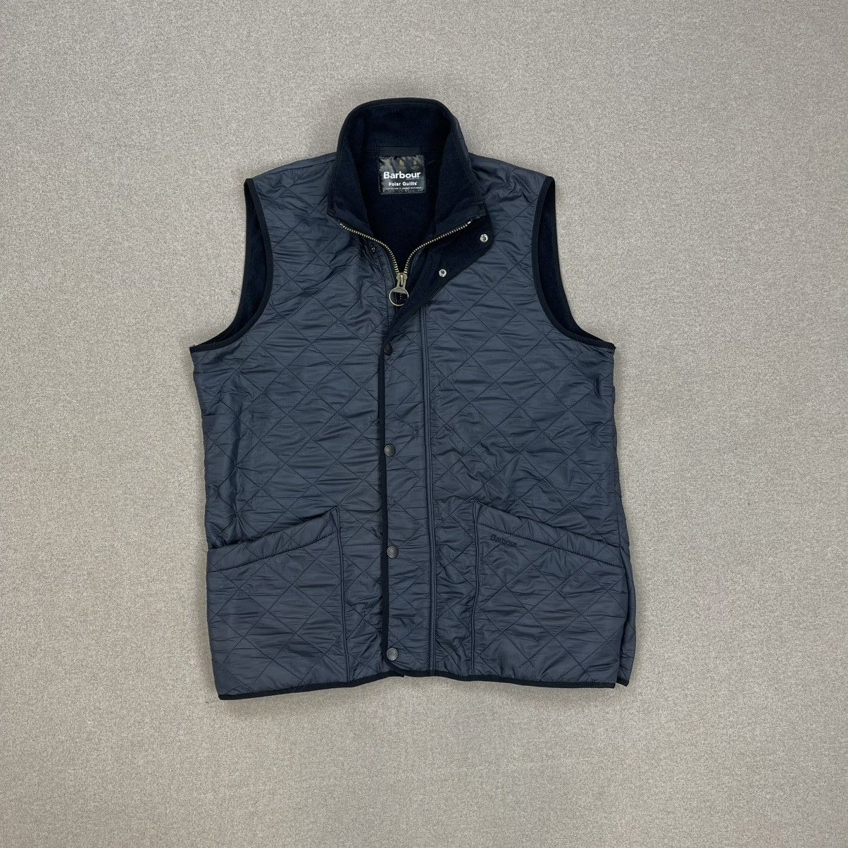 Barbour × Vintage BARBOUR QUILTED VEST LONG PARKA VINTAGE POLAR QUILT Size US XL / EU 56 / 4 - 2 Thumbnail