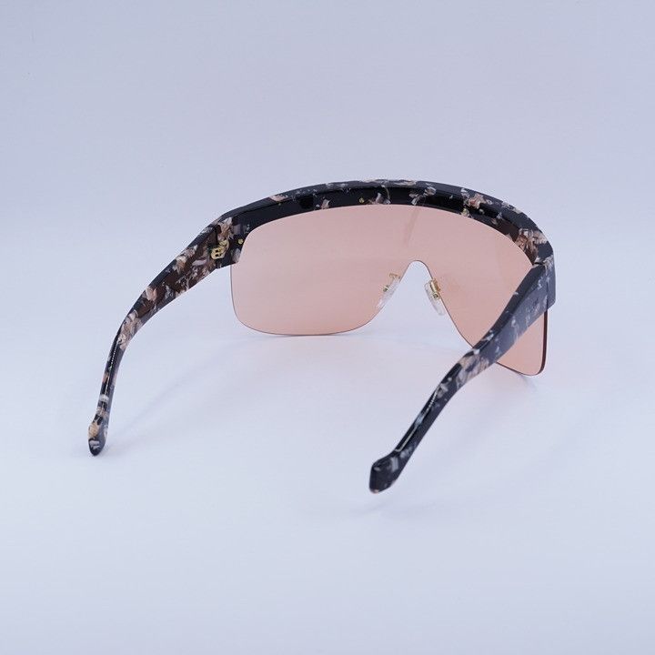 Loewe Loewe LW40034U 55S Sunglasses Colored Havana Shield Frame Size ONE SIZE - 12 Thumbnail