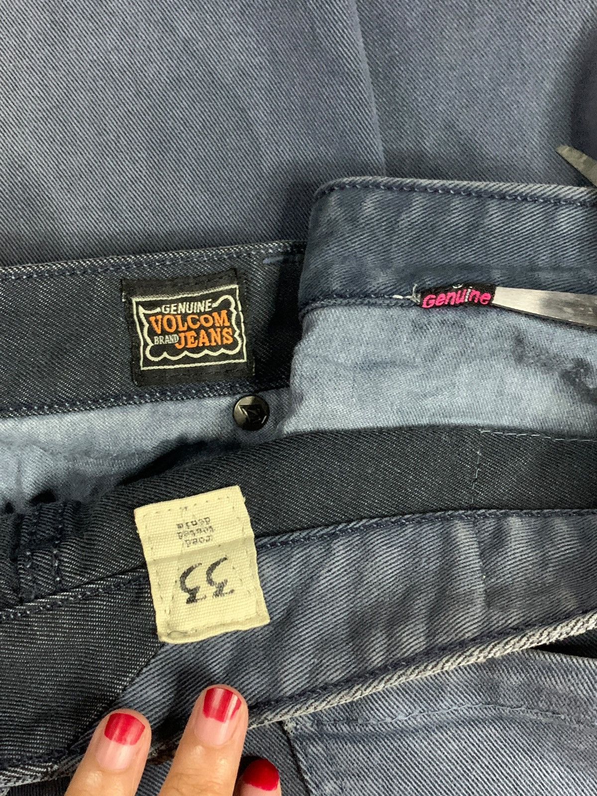 Volcom Vintage Volcom Classic Straight Style Baggy Skate Jeans Size US 34 / EU 50 - 11 Thumbnail