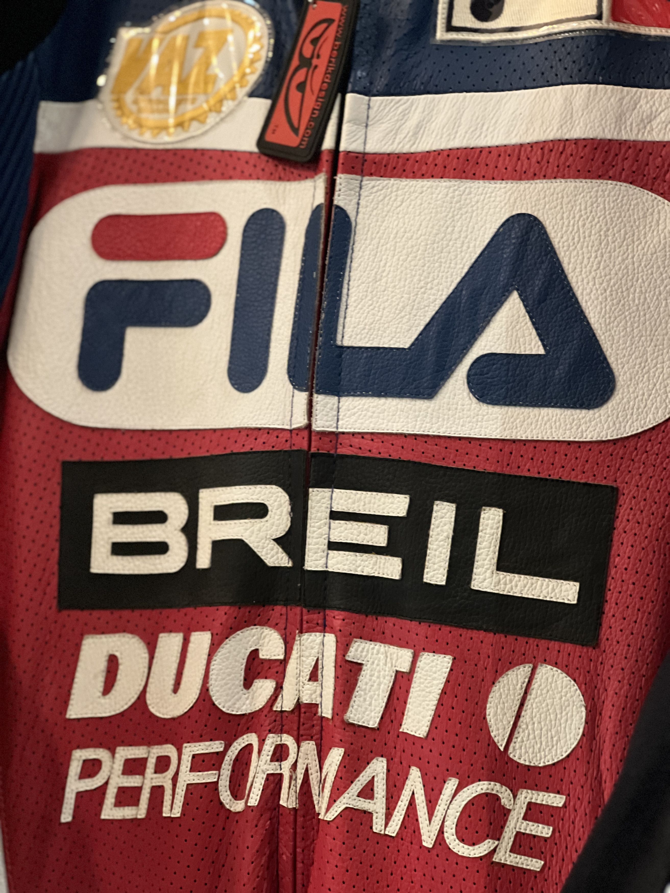 Ducati Ducati Corse FILA Racing Suit 2003 WSBK (Rubén Xaus) Size US L / EU 52-54 / 3 - 5 Thumbnail