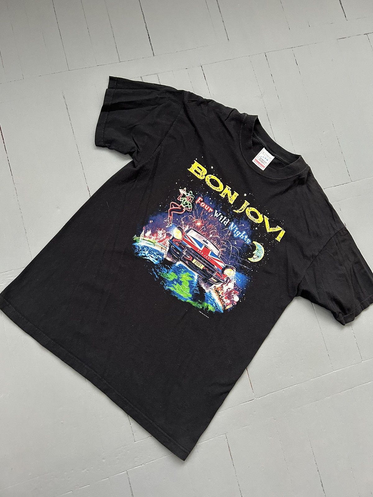 Band Tees Bon Jovi vintage T-shirt Size US L / EU 52-54 / 3 - 2 Thumbnail