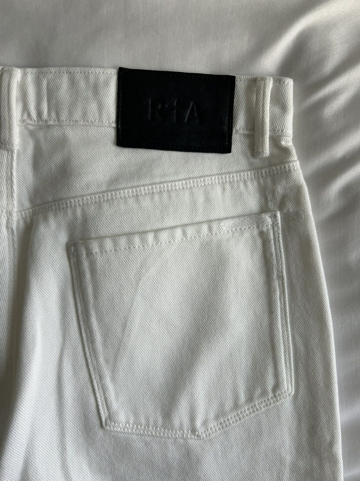 Rta RTA Denim Flare Painter Pants White Sample Size US 32 / EU 48 - 9 Thumbnail