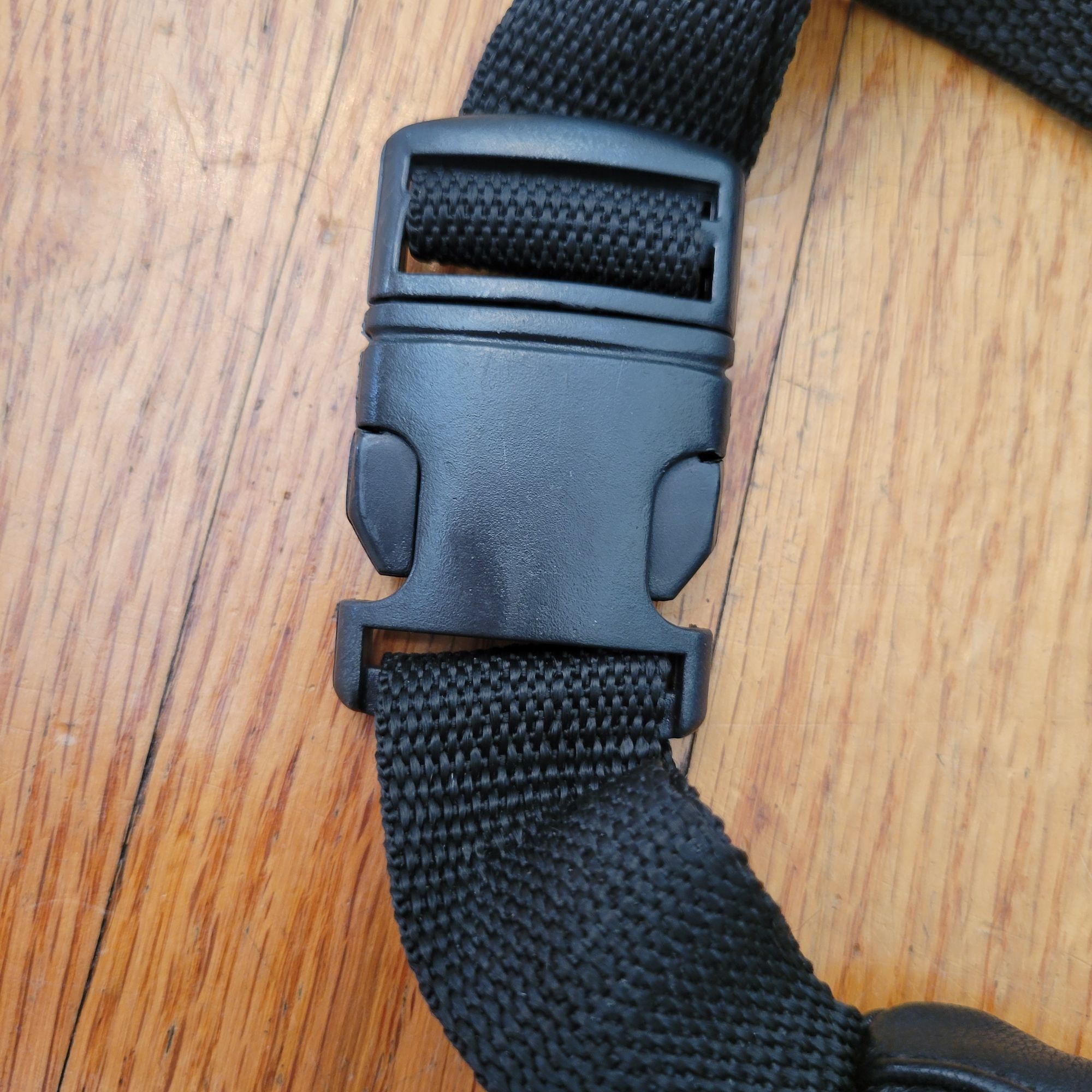 Other Black Leather Waist Fanny Pack Bum Bag Multiple Zipper Pocke Size ONE SIZE - 4 Thumbnail