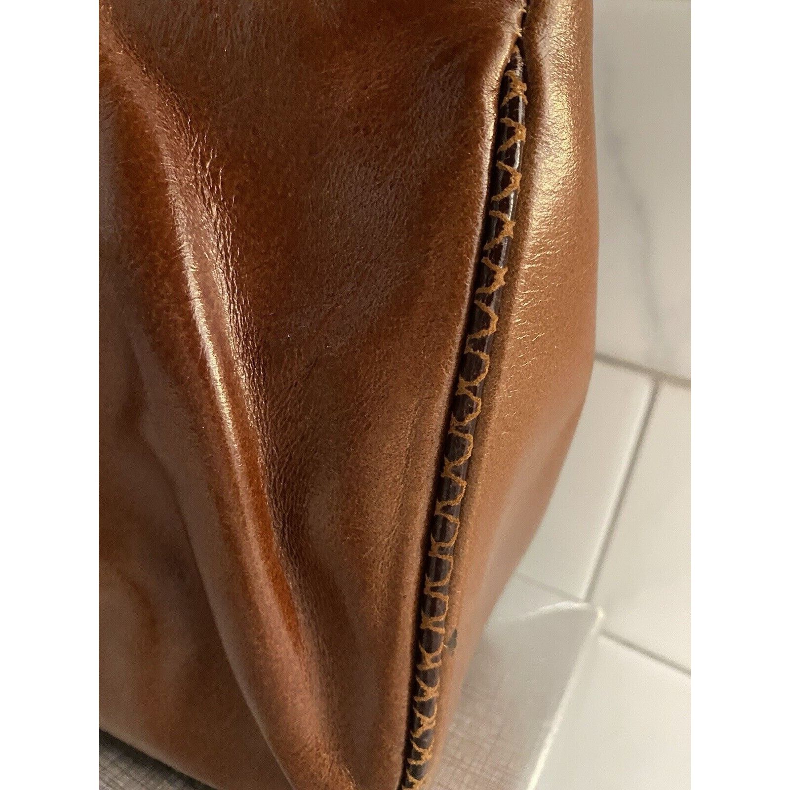 & Other Stories Lauren Merkin Clutch Chocolate Zip W/crisscross Piping NWT Size ONE SIZE - 10 Thumbnail