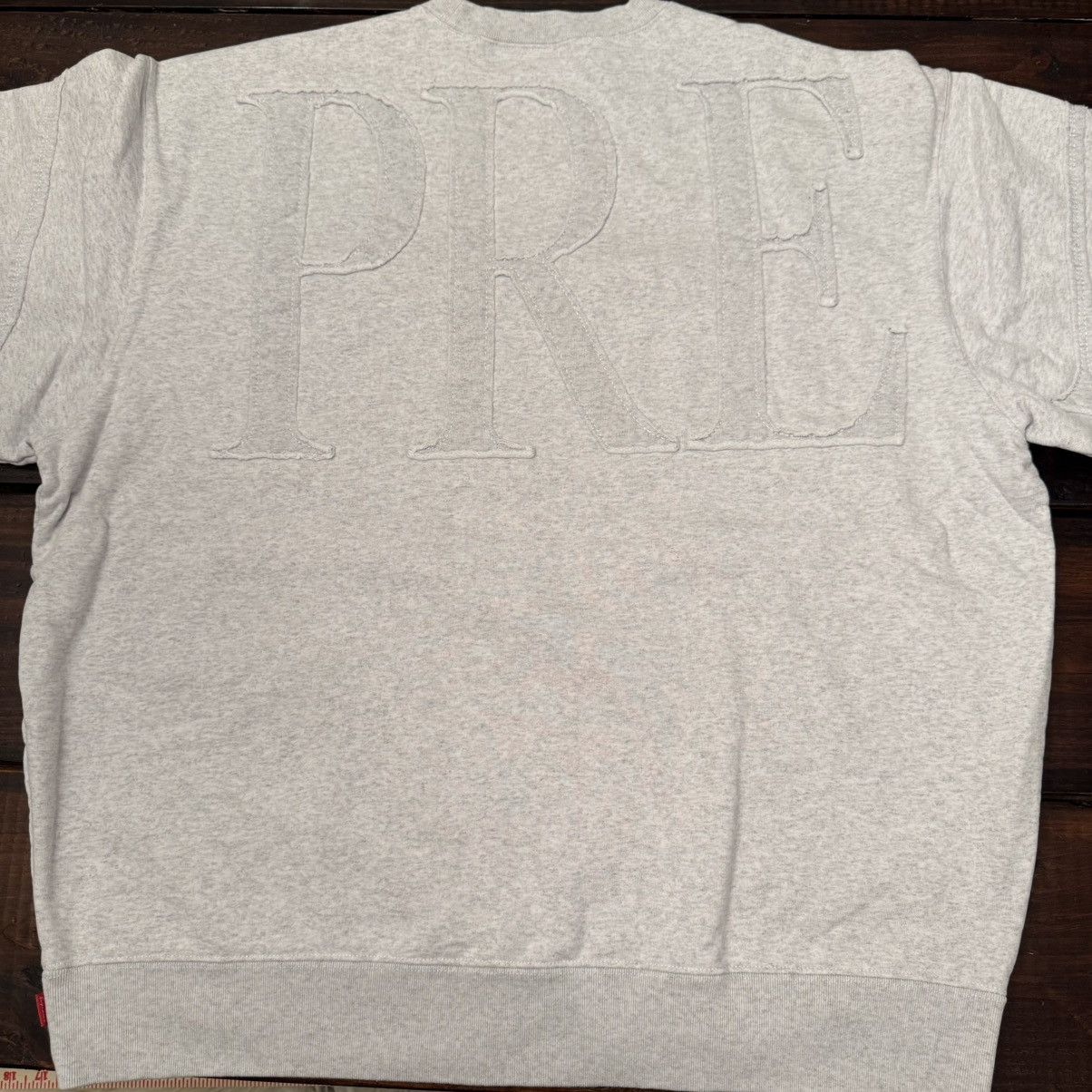 Supreme Supreme Tonal Applique Crewneck Size US XL / EU 56 / 4 - 6 Thumbnail
