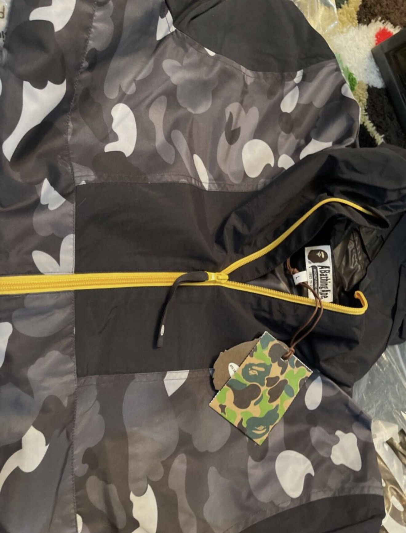 Bape A Bathing Ape Black Camo Size L Size US L / EU 52-54 / 3 - 4 Thumbnail