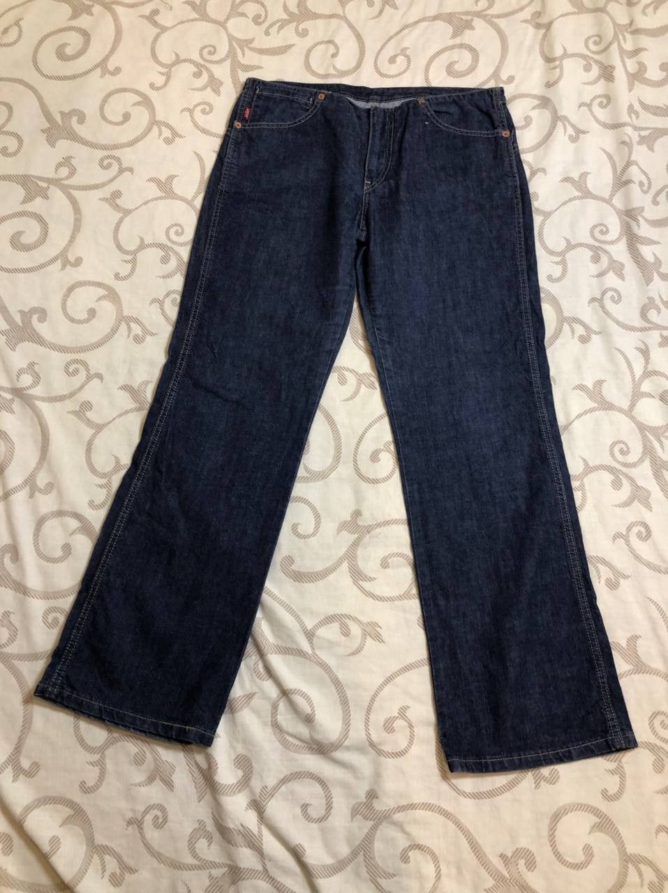 Levi's Levis flared Jeans Blue Distressed Faded 90s Size 30" / US 8 / IT 44 - 1 Thumbnail