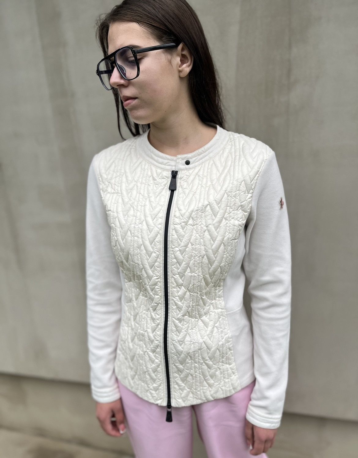 Moncler Moncler Grenoble Jacket Maglia Collo Alla Coreana Down Fleec Size L / US 10 / IT 46 - 1 Thumbnail
