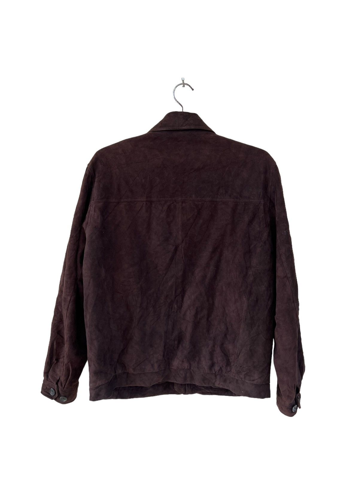 Brooks Brothers Vintage Brooks Brothers Dark Brown Suede Leather Jacket Size US M / EU 48-50 / 2 - 13 Thumbnail