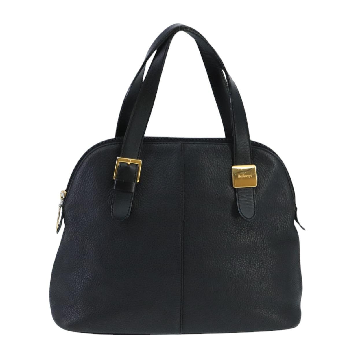 Burberry Nova Check Black Leather Handbag (Pre-Owned) Size ONE SIZE - 1 Thumbnail