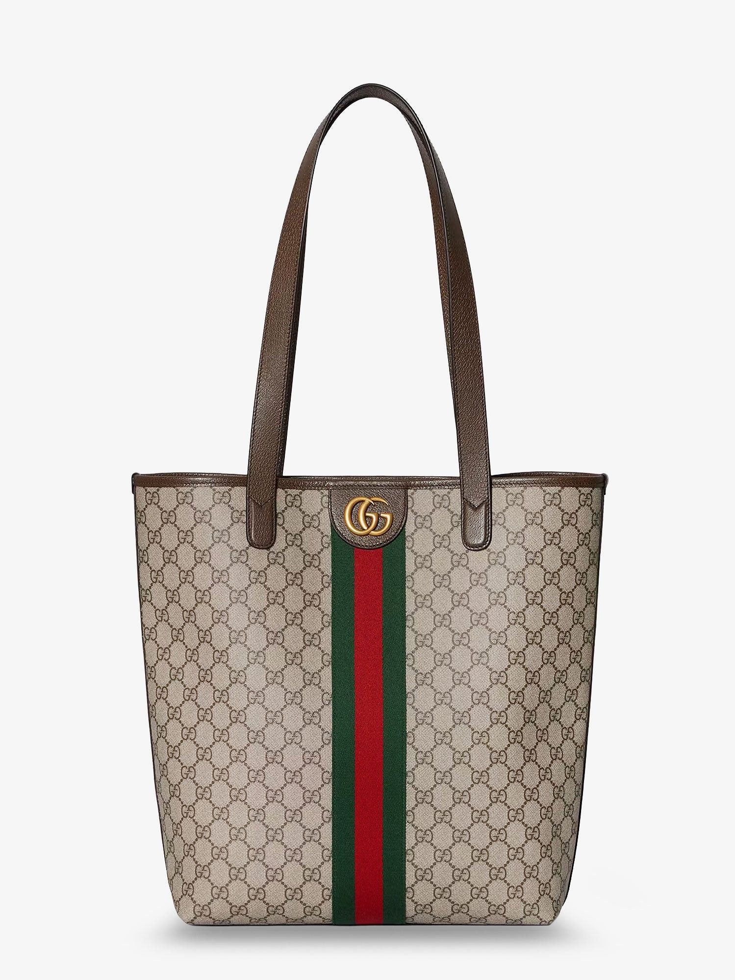 Gucci Gg Monogram Fabric Ophidia Shopping Bag Size ONE SIZE - 1 Thumbnail