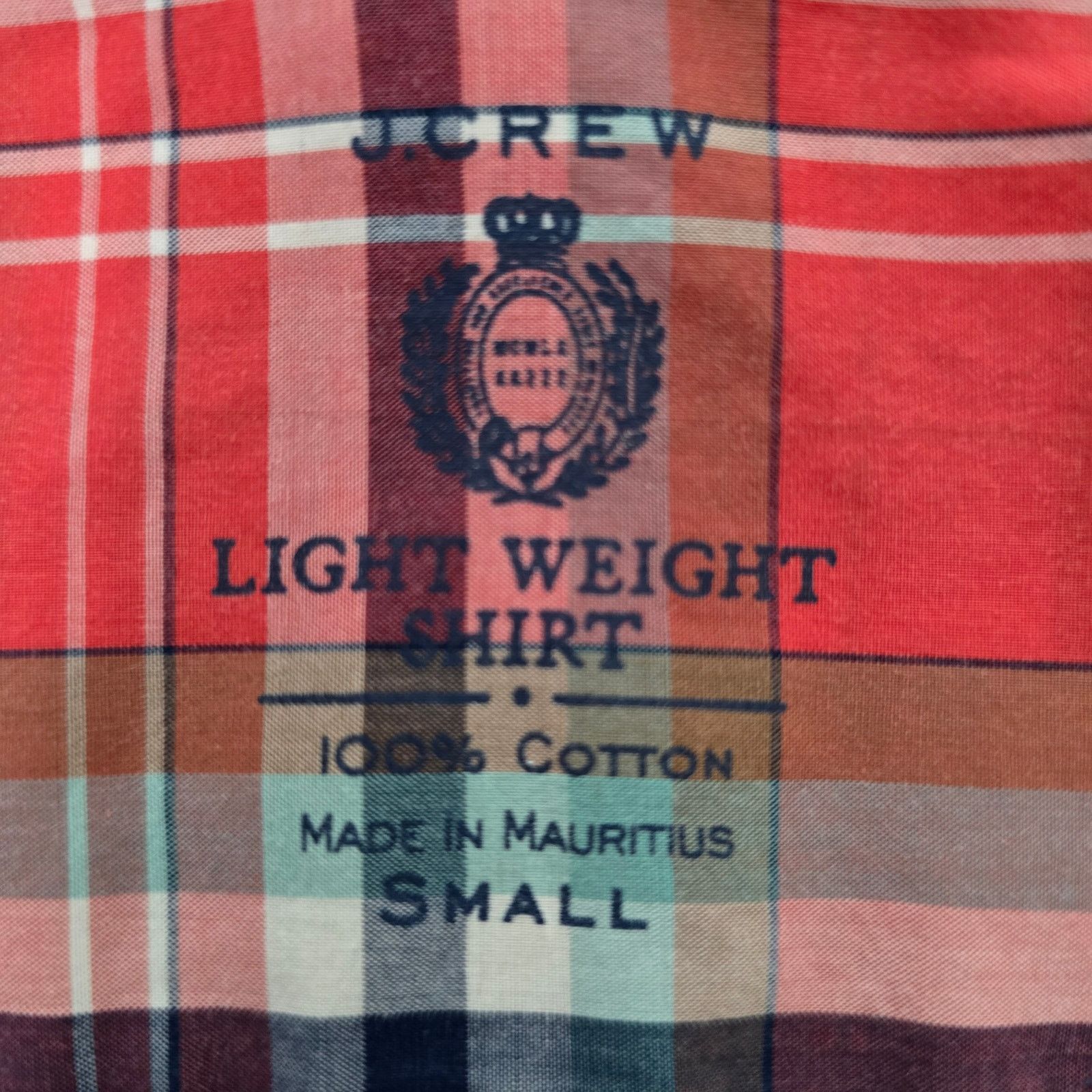 J.Crew J. Crew Lightweight Shirt Men S Plaid Check Button down L/S Size US S / EU 44-46 / 1 - 11 Thumbnail