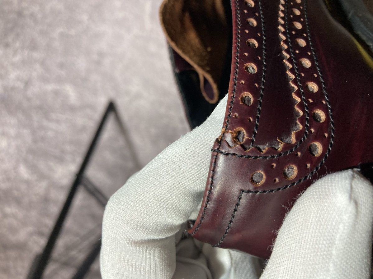 Prada PRADA Leather Brogue Shoes Commando Derby UK7.5 EU41 US8.5 Size US 8.5 / EU 41-42 - 7 Thumbnail