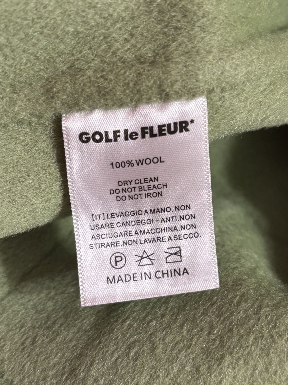 Golf le Fleur Golf Le Fleur Green Blanket Hoodie Size US S / EU 44-46 / 1 - 6 Thumbnail