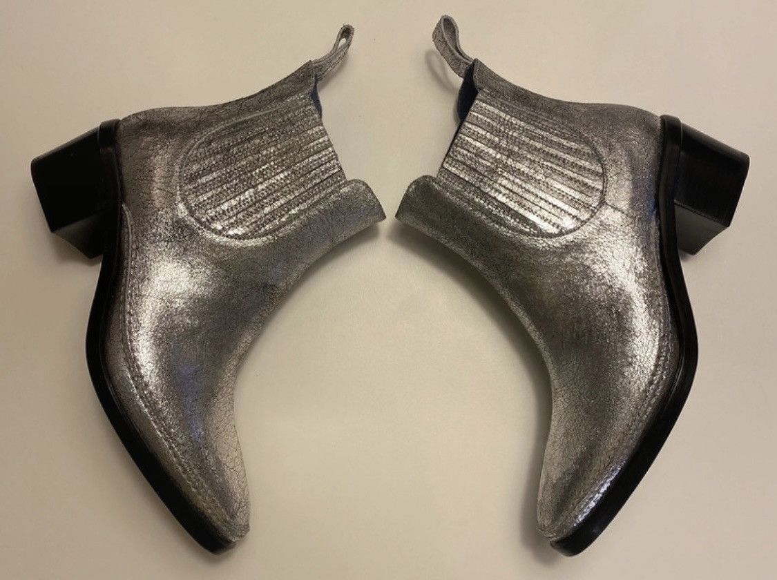 Quercioli Ankle boots in craquelé leather Size US 7.5 / IT 37.5 - 3 Thumbnail