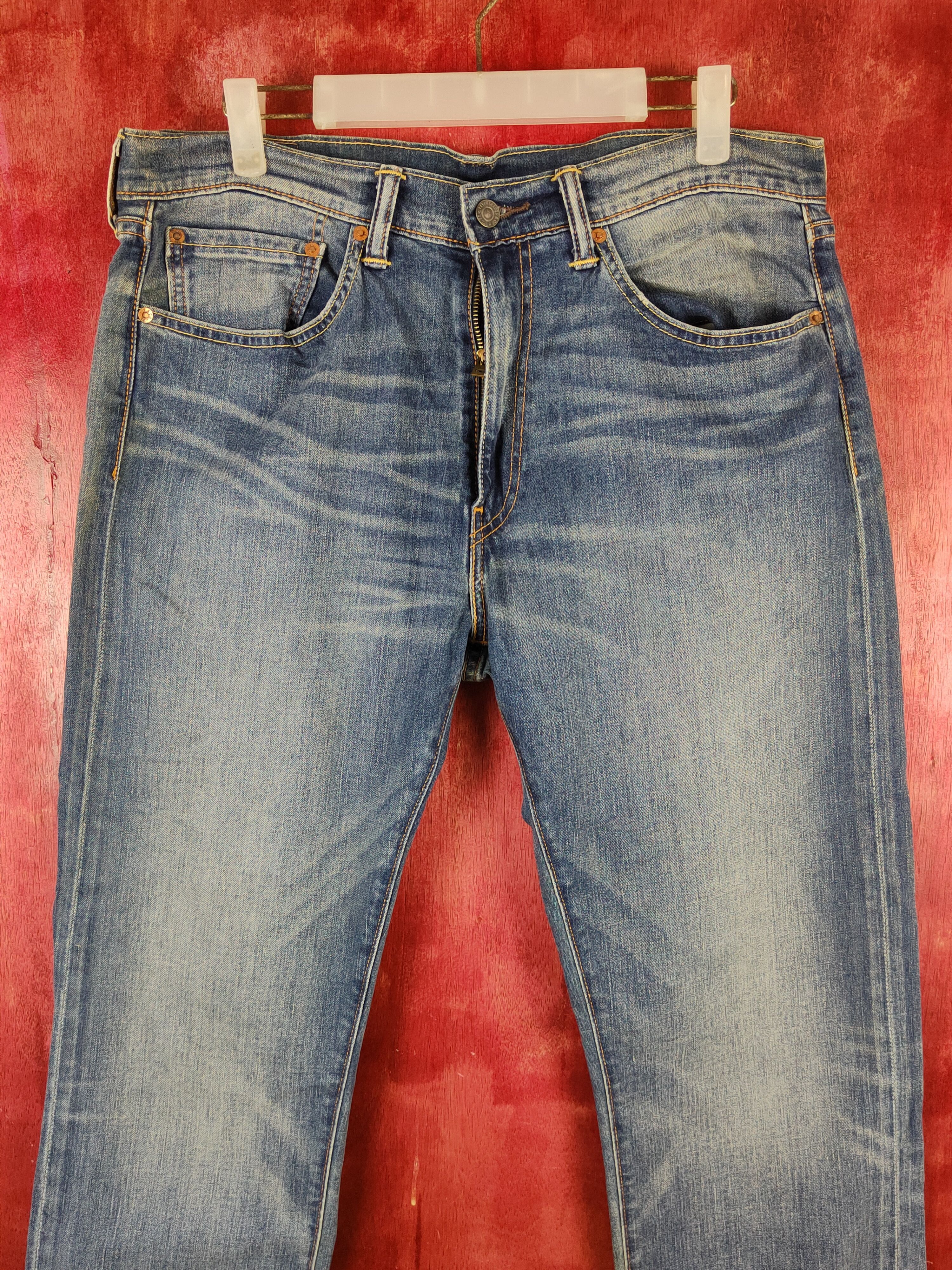 Japanese Brand × Levi's Levi's Blue Faded Distressed Ripped Jeans #S1835 Size US 34 / EU 50 - 2 Thumbnail