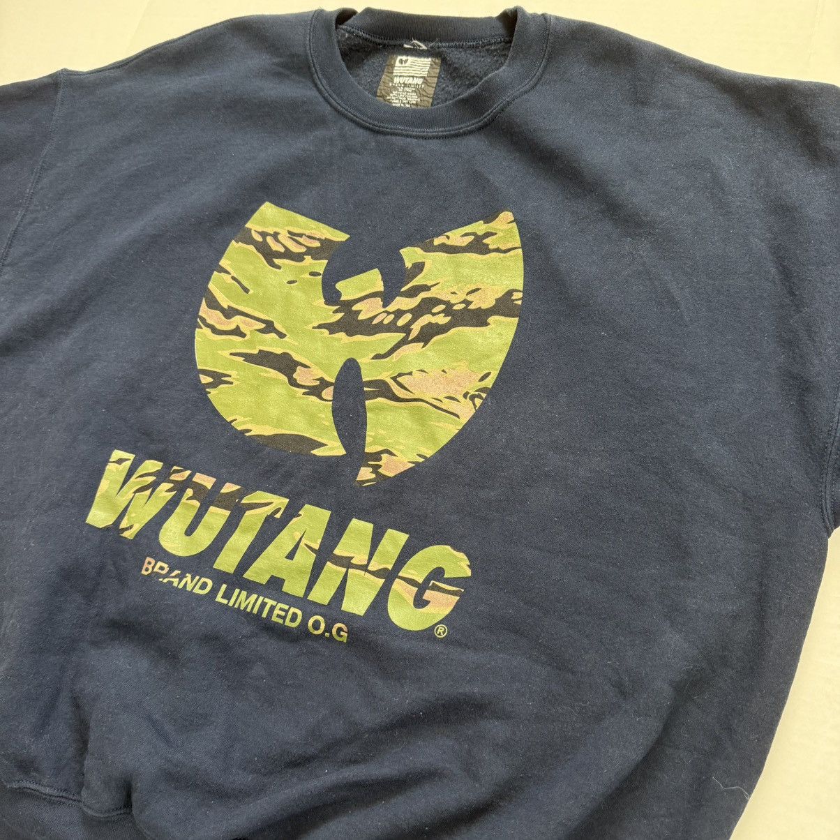 Wu-Tang Clan 🔴Wu-Tang Sweater Size XL Camouflage WuTang Crewneck Killarmy Size US XXL / EU 58 / 5 - 9 Thumbnail