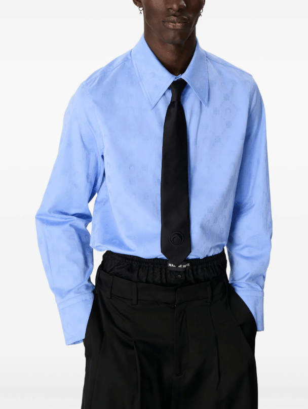 Marine Serre BNWT AW25 MARINE SERRE MOONOGRAM JACQUARD SHIRT 48 Size US M / EU 48-50 / 2 - 13 Thumbnail