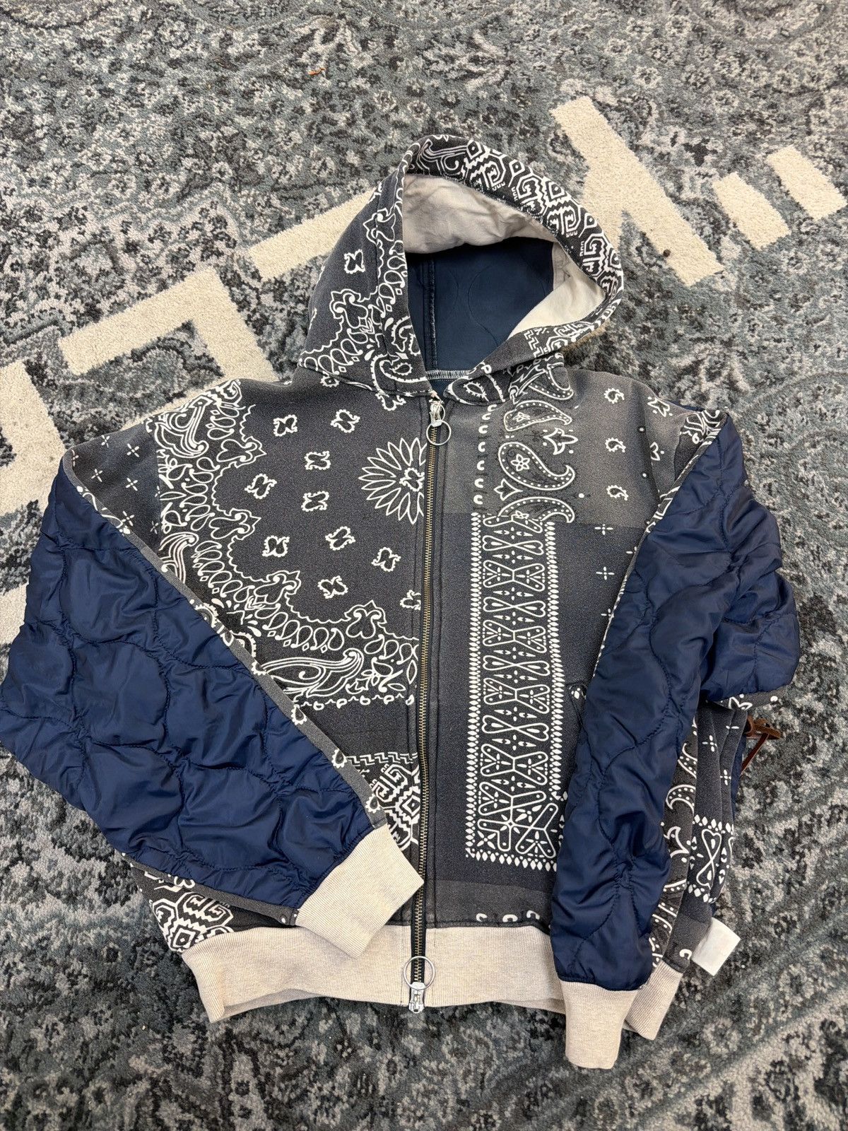 Kapital Kapital Bandana Navy Zip Up Jacket Size 2 Size US M / EU 48-50 / 2 - 1 Thumbnail