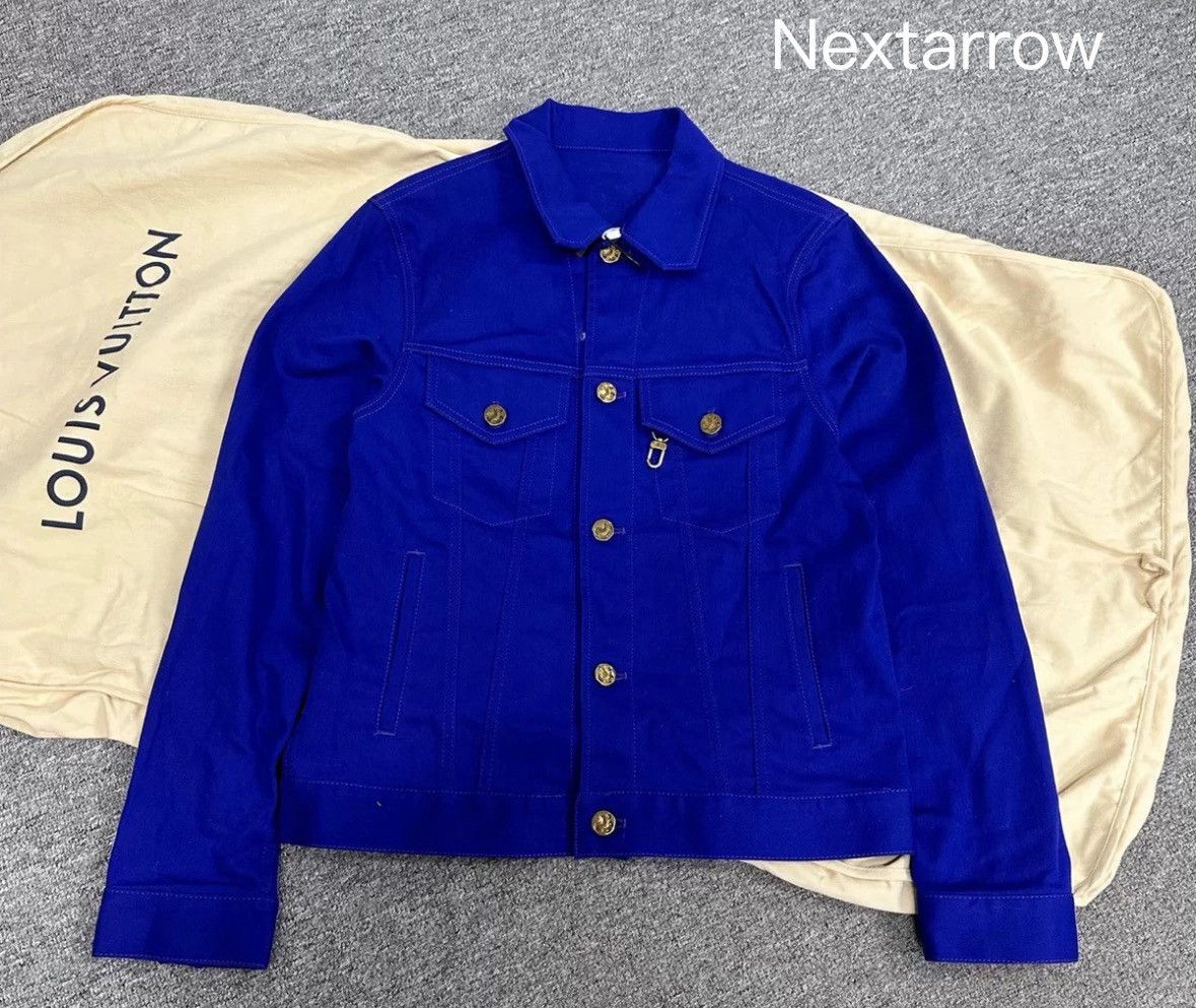 Louis Vuitton Louis Vuitton Lv electric blue denim jacket2412-Nextarrow Size US S / EU 44-46 / 1 - 1 Thumbnail