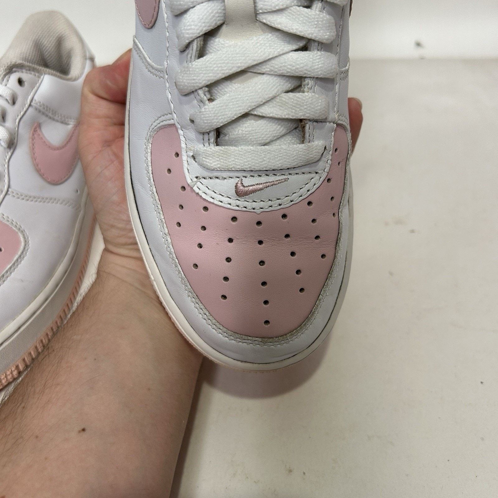 Nike Nike Air Force 1 WMNS “White Glacier Pink” 2004 Size US 9.5 / IT 39.5 - 8 Thumbnail