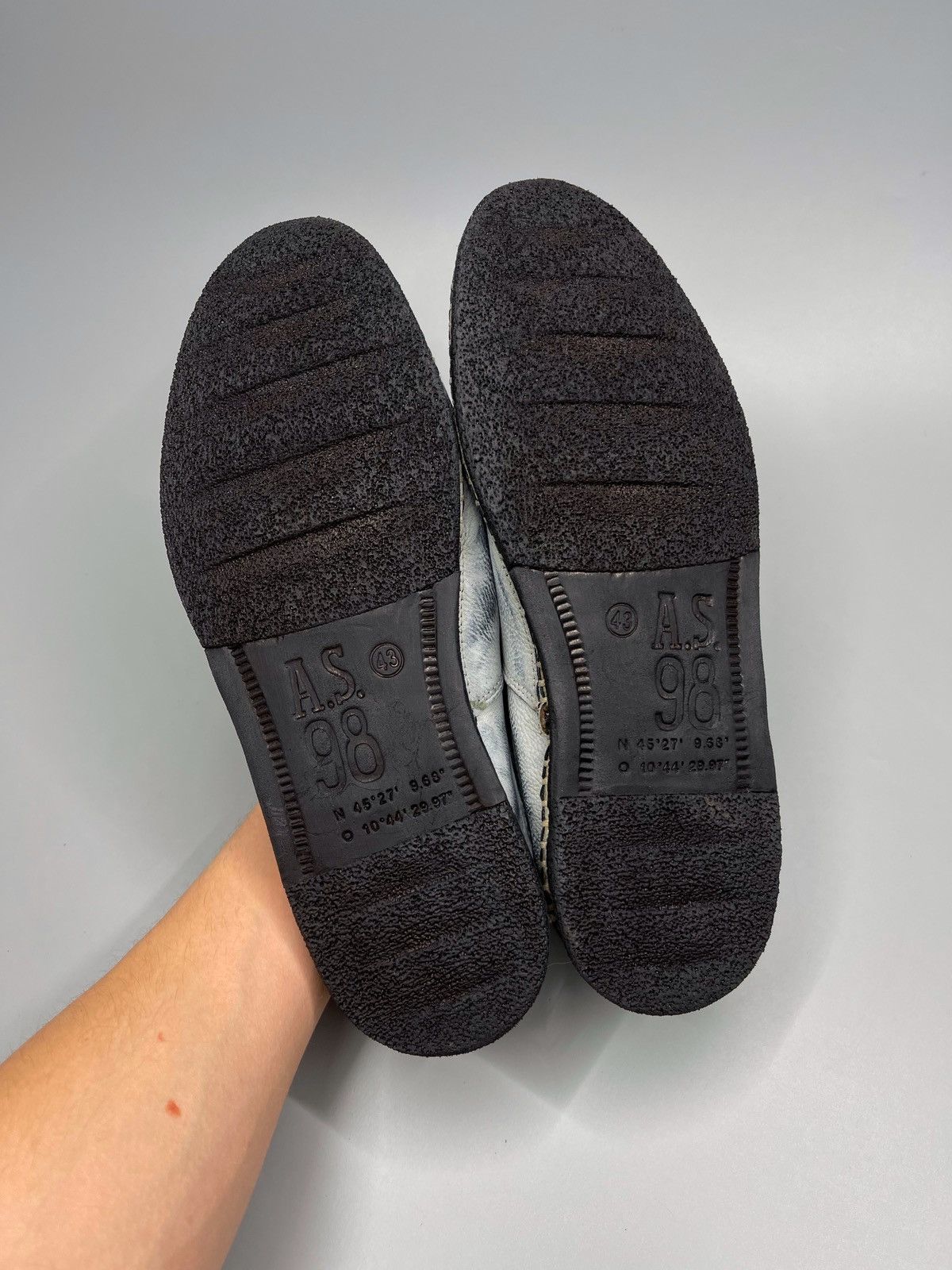 Japanese Brand × Vintage A.S 98 Shoes Leather Style Rick Owens Size US 10 / EU 43 - 10 Thumbnail