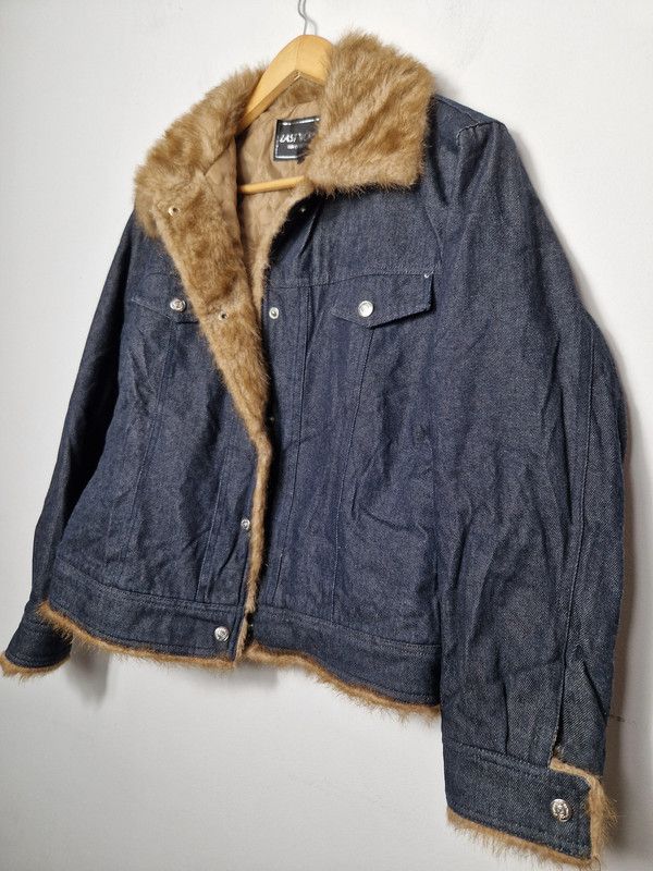 Miss Sixty × Vintage vintage denim fur jacket miss sixty y2k Size M / US 6-8 / IT 42-44 - 6 Thumbnail
