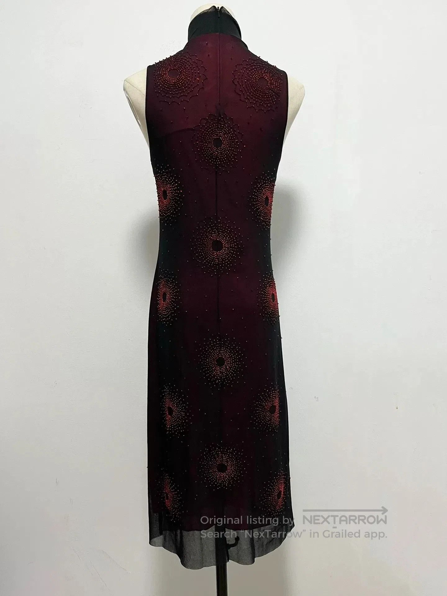 Vivienne Tam Vivienne Tam Beaded Mesh Sleeveless Dress. Size XS / US 0-2 / IT 36-38 - 4 Thumbnail