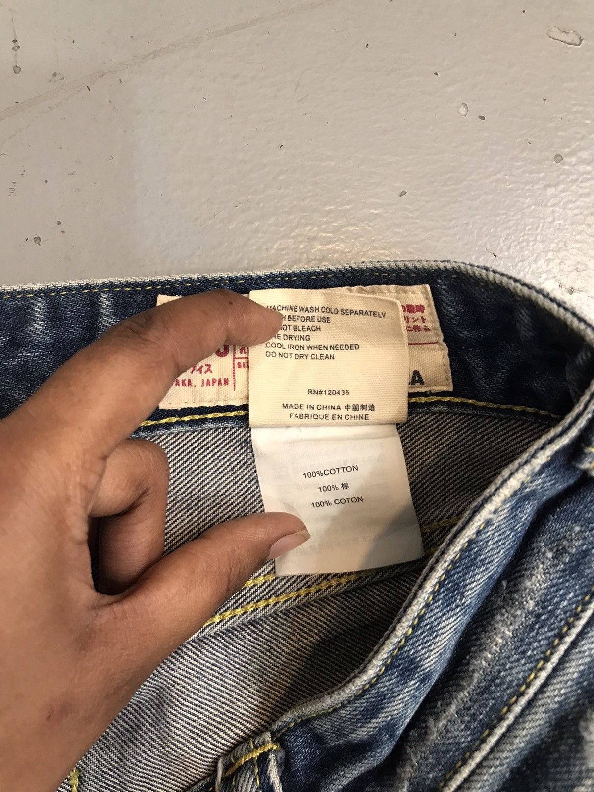 Japanese Brand × Vintage Vintage Evisu 2017 distressed straight denim Size US 30 / EU 46 - 9 Thumbnail