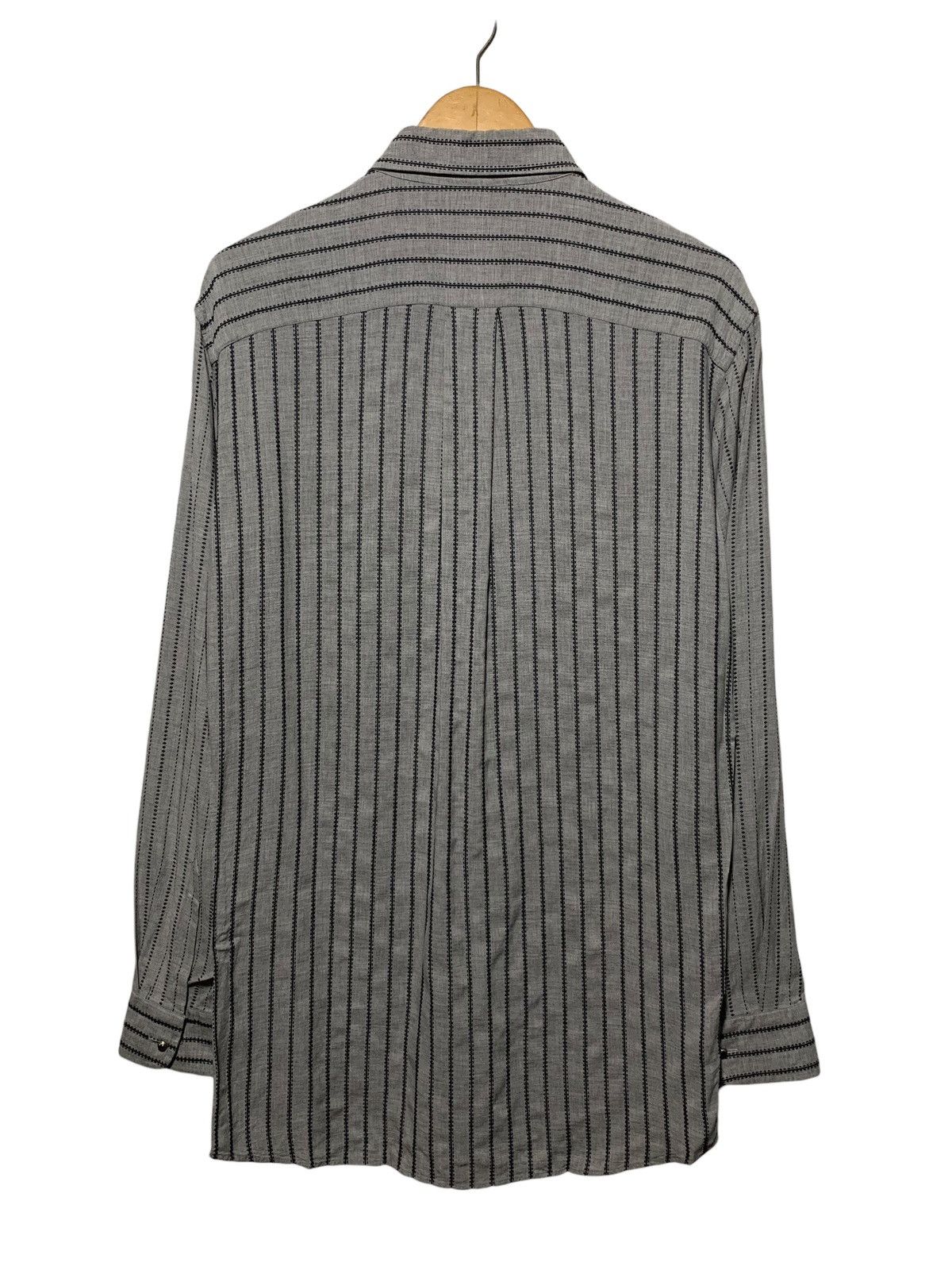Givenchy Vintage Givenchy stitches stripe shirt Size US M / EU 48-50 / 2 - 5 Thumbnail