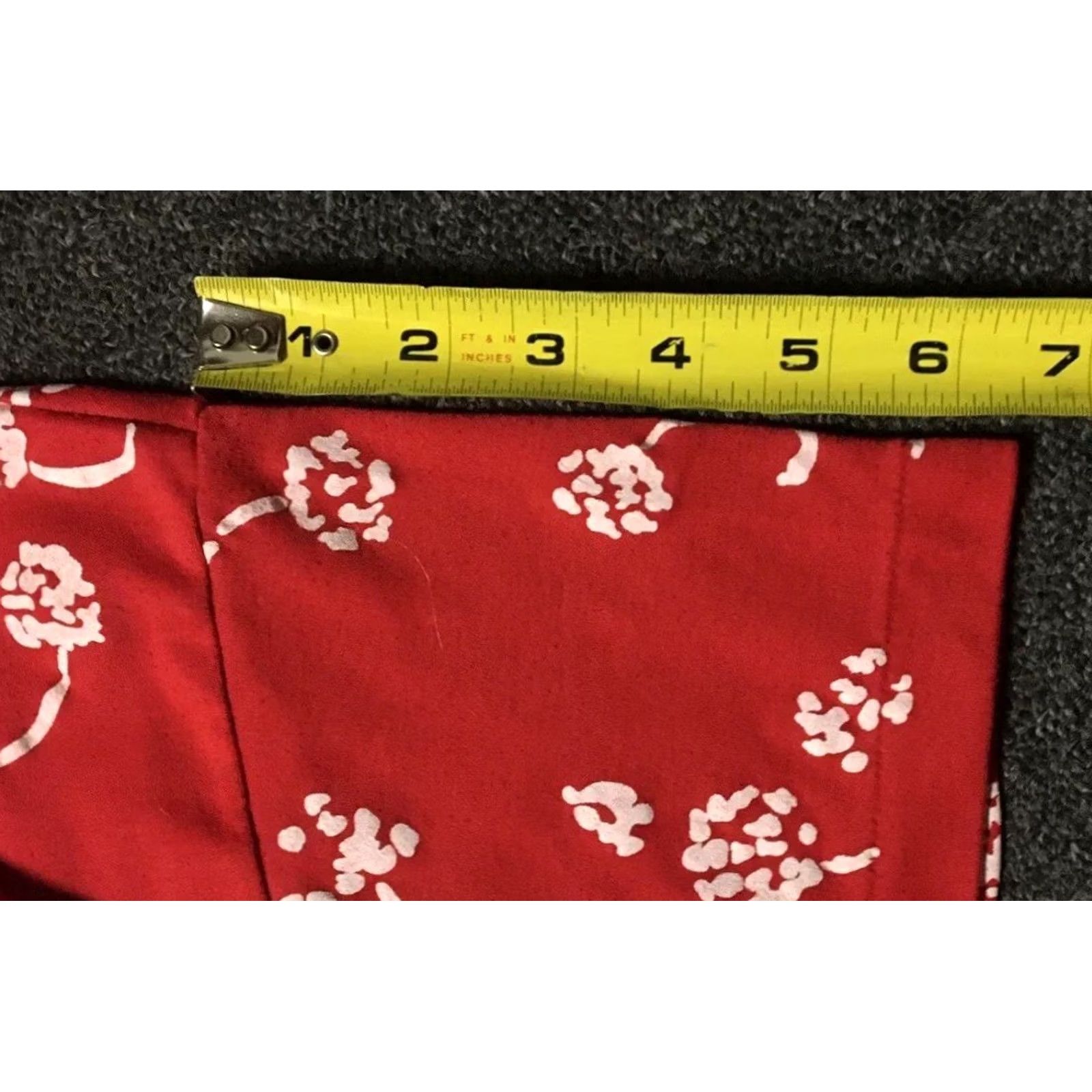 Vintage VINTAGE 90s Flower Abstract Art All Over Print Shirt XL USA Grunge 80s Red Mens Size US XL / EU 56 / 4 - 6 Thumbnail