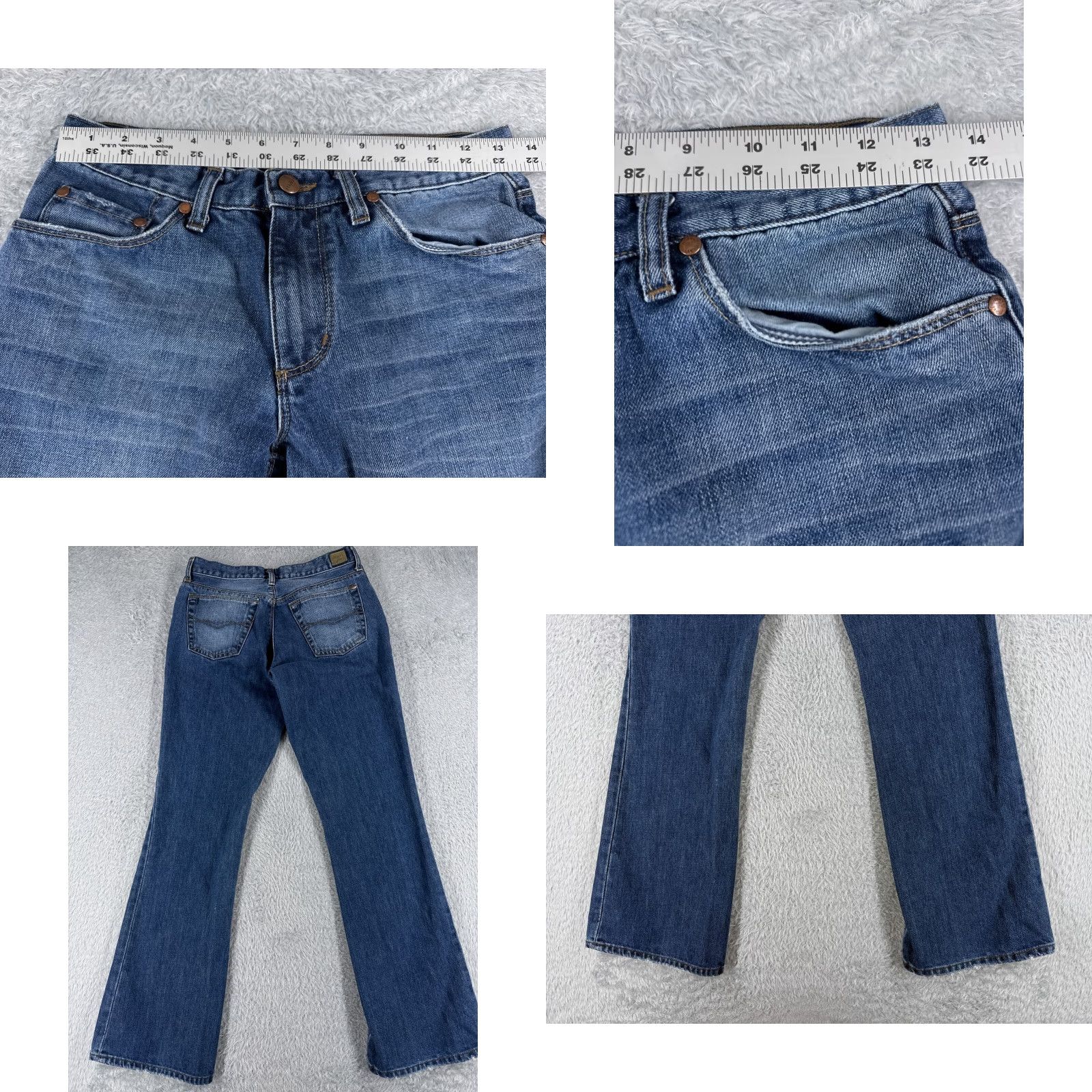Mavi Mavi Jeans Women 28 Blue Denim Flared Cotton Low Rise 27x30 Size 28" / US 6 / IT 42 - 9 Thumbnail