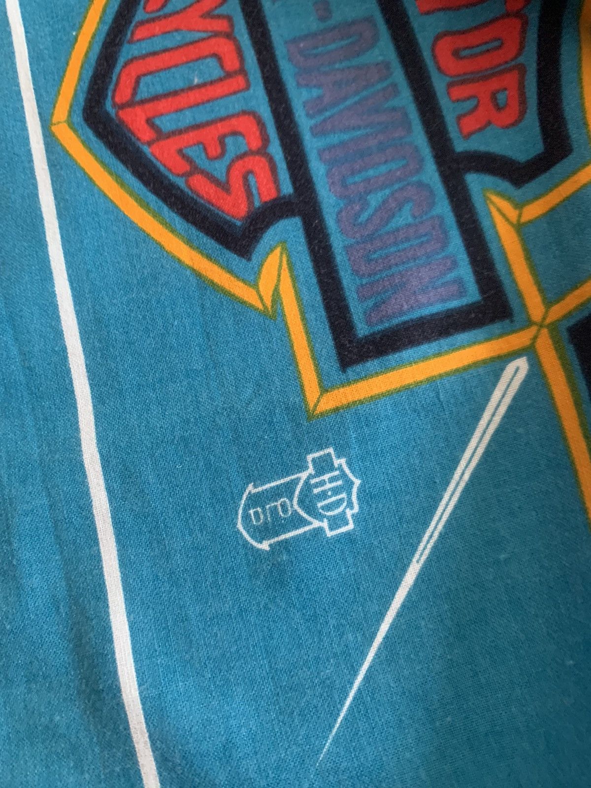Harley Davidson × Vintage Vintage 1989 Harley-Davidson 3D Emblem bandana scarf Size ONE SIZE - 6 Thumbnail