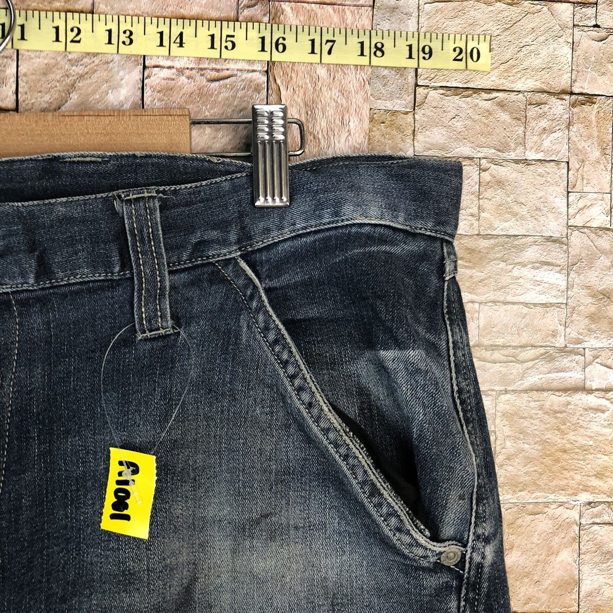 Japanese Brand Japanese Brand Blue Cargo Distressed Denim Pants #A1001 Size US 37 - 7 Thumbnail