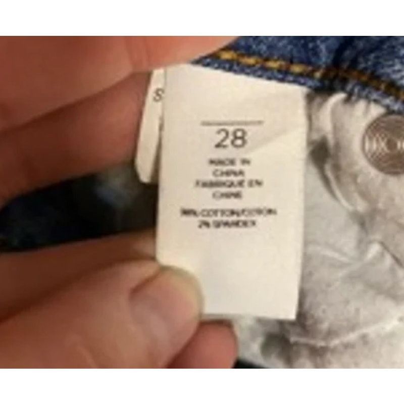 BP. Y2K Distressed Denim Cutoff Shorts Blue BP. Size 28 Size 28" / US 6 / IT 42 - 6 Thumbnail