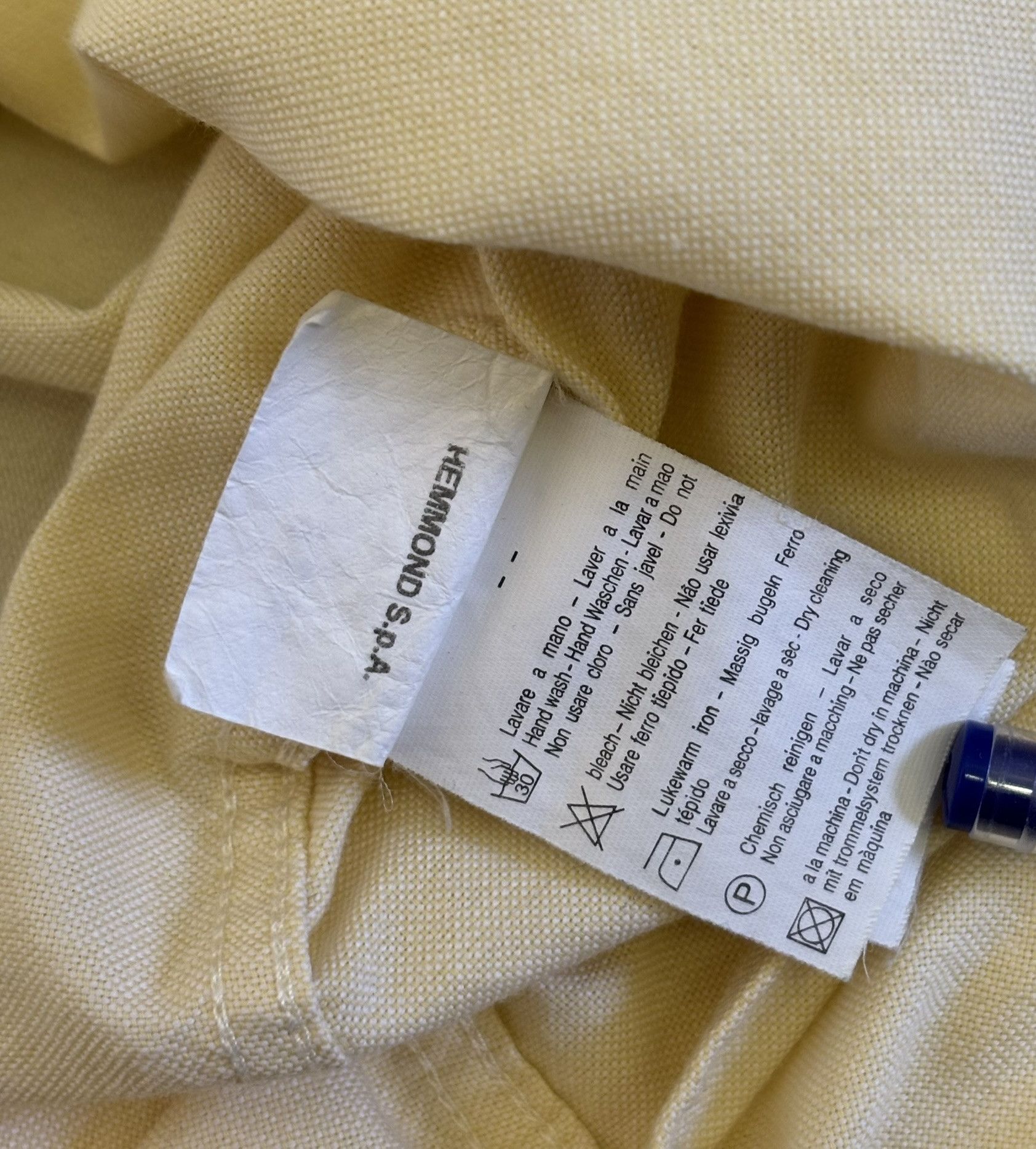 Valentino × Vintage Valentino Jeans yellow vintage shirt size. XL Size US XL / EU 56 / 4 - 15 Thumbnail