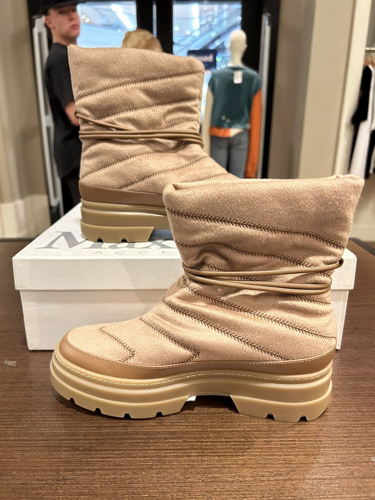 Max Mara Max Mara ‘Haze’ Boots Size US 7.5 / IT 37.5 - 4 Thumbnail