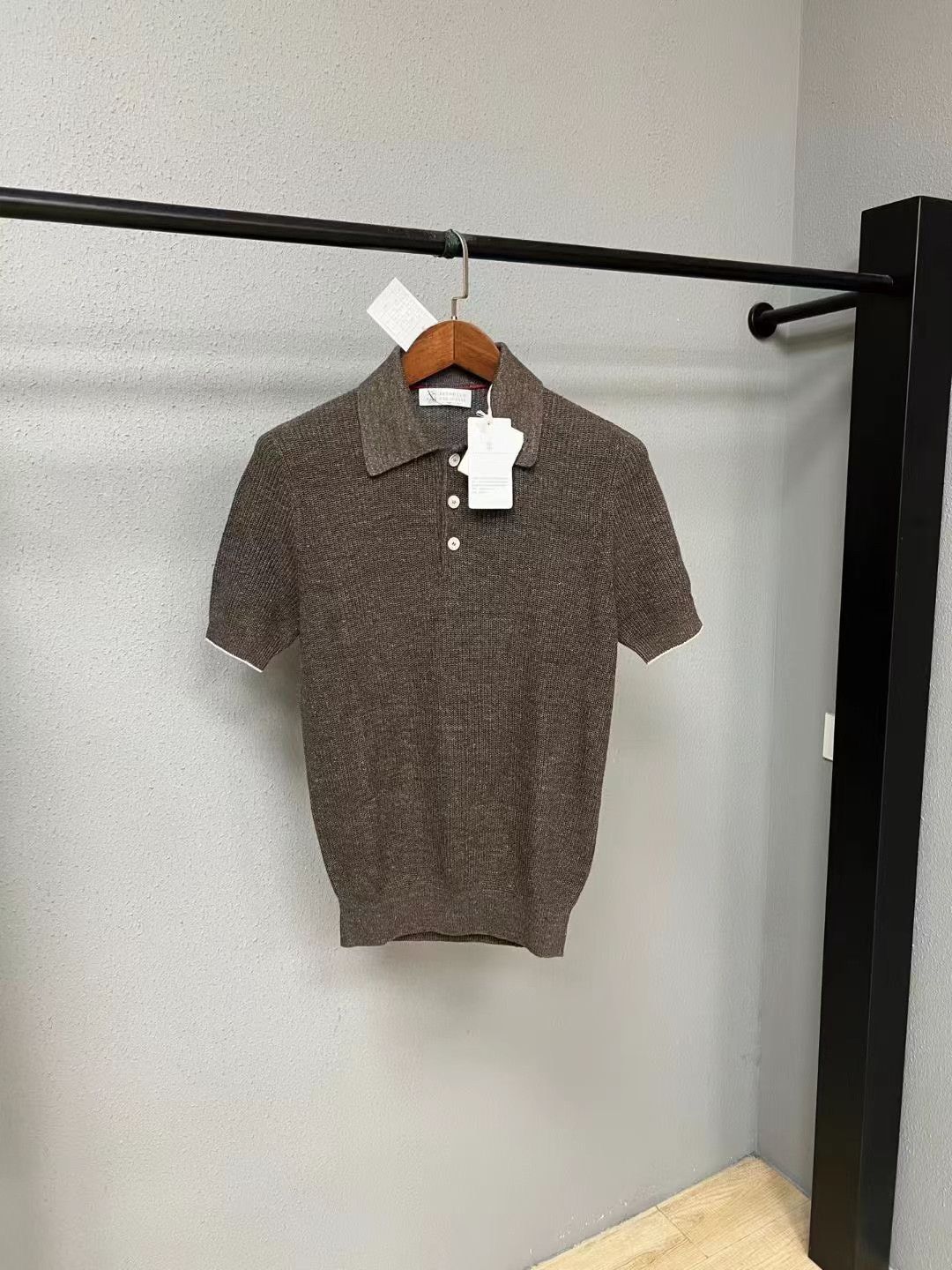 Brunello Cucinelli Brunello Cucinelli Cotton-Linen Knit Short-Sleeve Size US M / EU 48-50 / 2 - 1 Thumbnail