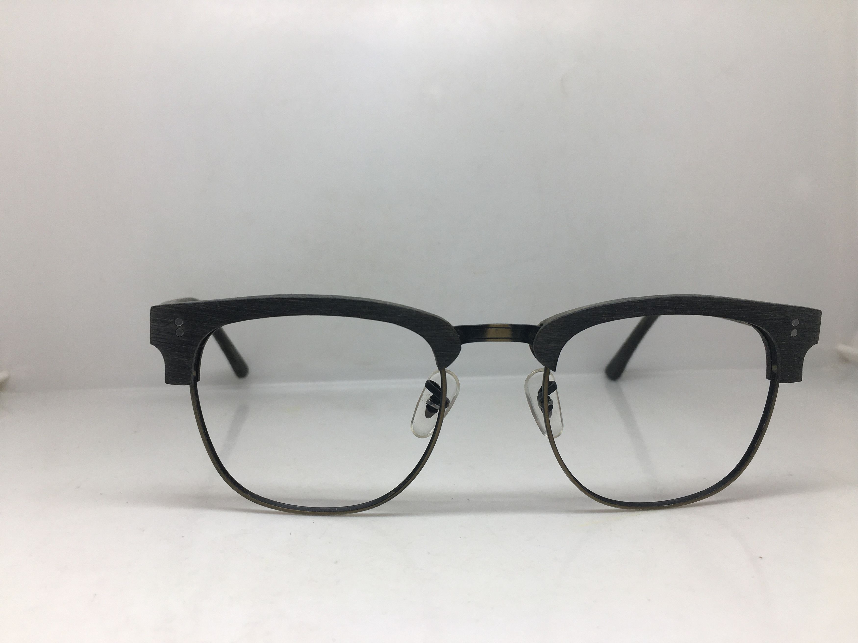 Other Lunetterie Faux Wood Malcolm X Grey Copper RX Eyeglasses Size ONE SIZE - 1 Thumbnail